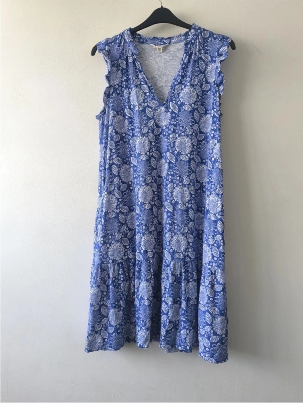daisy jersey short tier dress Happy Crew Short Sleeve Jersey Tiered Dress With Daisy in Pink Multi
